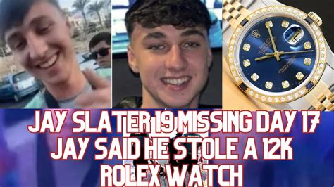 did jay slater steal rolex.